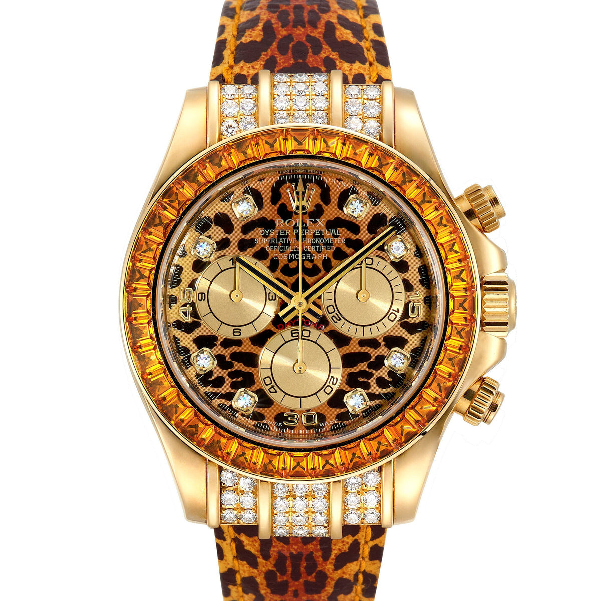 Rolex Daytona 116598SACO Leopard XHEN FASHION